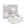Lapin Bonbon - Chausson Doudou Et Compagnie Avec Hochet Taupe 2 Lapin Bonbon - Chausson Doudou Et Compagnie Avec Hochet Taupe -C Comme Cadeau Soldes Chausson Avec Hochet Lapin Bonbon Bleu