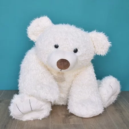 Peluche Pat Ours Blanc XXL De 90CM 4 Peluche Pat Ours Blanc XXL De 90CM – Image 2