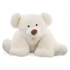 Peluche Pat Ours Blanc XXL De 90CM