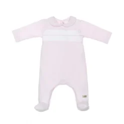 Babygrow à Plissures Et Broderie Laranjinha -C Comme Cadeau Soldes babygrow a plissures et broderie laranjinha 6
