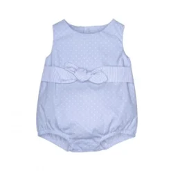 Barboteuse En Coton Avec Ceinture Laranjinha - 6 Mois