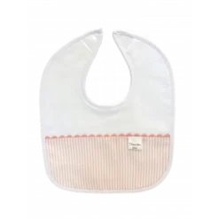 Bavoir à Rayures En Coton