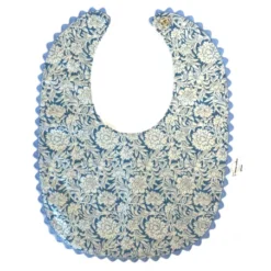 Bavoir Croquet Bleuets Des Champs -C Comme Cadeau Soldes bavoir croquet bleuets des champs 1