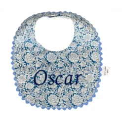 Bavoir Croquet Bleuets Des Champs -C Comme Cadeau Soldes bavoir croquet bleuets des champs 2