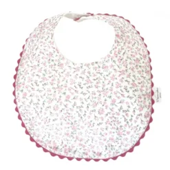 Bavoir Croquet Petites Roses