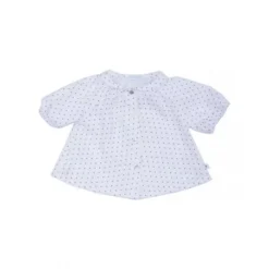 Blouse 100% Coton Avec étoiles Laranjinha - 6 Mois