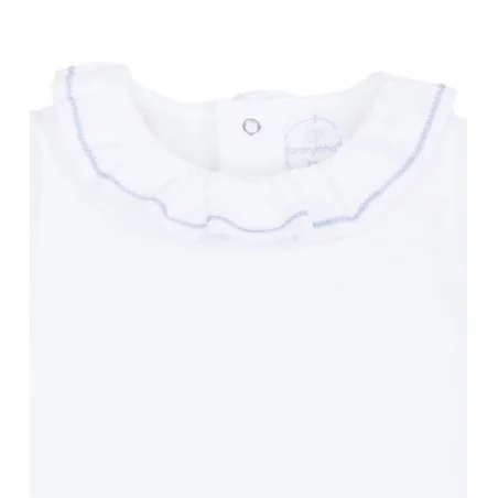 Body Manche Courte Col Froncé Laranjinha - 3 Mois 4 Body Manche Courte Col Froncé Laranjinha - 3 Mois – Image 2