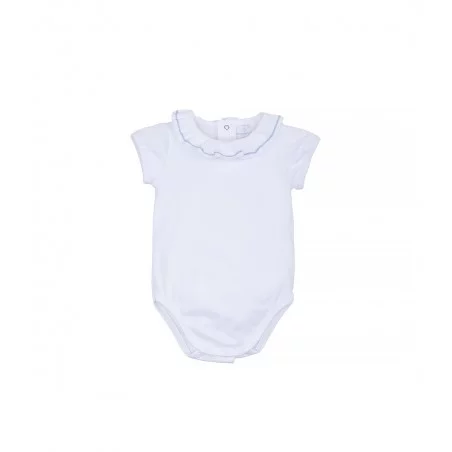 Body Manche Courte Col Froncé Laranjinha - 3 Mois 3 Body Manche Courte Col Froncé Laranjinha - 3 Mois