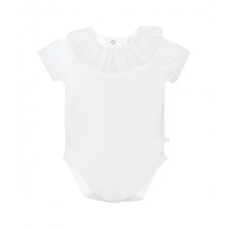 Body Volant En Maille De Coton à Col Laranjinha - 6 Mois 3 Body Volant En Maille De Coton à Col Laranjinha - 6 Mois