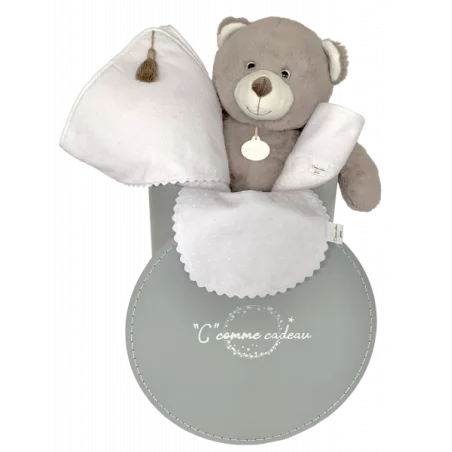 Coffret Cadeau Petits Flocons Et Son Ours Gris 3 Coffret Cadeau Petits Flocons Et Son Ours Gris