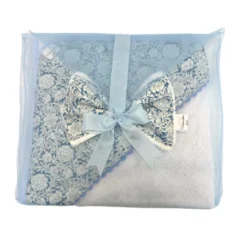 Coffret Cape De Bain Et Lingette Bleuets Des Champs