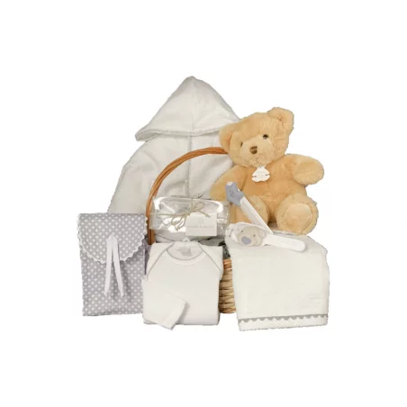 Coffret Peignoir Personnalisable Gris 3 Coffret Peignoir Personnalisable Gris