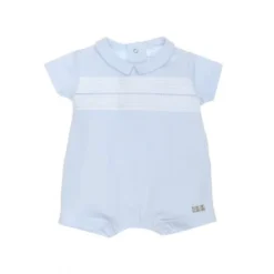 Combishort à Nervures Et Broderie Laranjinha - 6 Mois