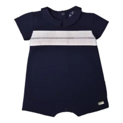 Combishort à Nervures Et Broderie Laranjinha - 6 Mois -C Comme Cadeau Soldes combishort a nervures et broderie laranjinha 6 mois 4