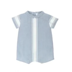 Combishort Bleu Anglais Laranjinha - 6 Mois