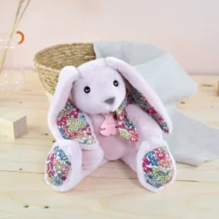 Copain Câlin - Lapin Rose 8 Copain Câlin - Lapin Rose -C Comme Cadeau Soldes copain calin lapin rose 1