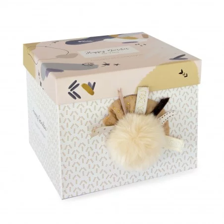 Doudou Et Compagnie - Happy Wild - Pantin Pompon Naturel 7 Doudou Et Compagnie - Happy Wild - Pantin Pompon Naturel – Image 5
