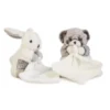 Doudou Lapin Ou Doudou Ours - Thème Flocon - Baby Nat' 1 Doudou Lapin Ou Doudou Ours - Thème Flocon - Baby Nat' -C Comme Cadeau Soldes doudou lapin et ours theme flocon baby nat