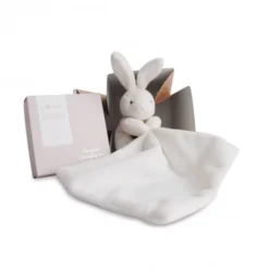 Boite Fleur - Lapin Avec Mouchoir Doudou Et Compagnie -C Comme Cadeau Soldes doudou lapin fleur mouchoir 4