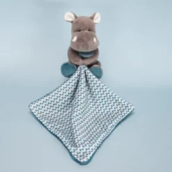 Doudou Pantin PM Hippo - Baby Nat' 6 Doudou Pantin PM Hippo - Baby Nat' -C Comme Cadeau Soldes doudou pantin pm hippo baby nat 1 1
