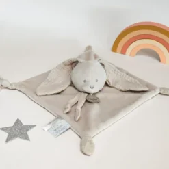 Doudou Plat Lapin - Baby Nat' -C Comme Cadeau Soldes doudou plat lapin baby nat 1 1