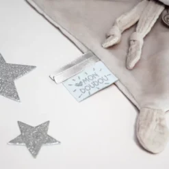 Doudou Plat Lapin - Baby Nat' -C Comme Cadeau Soldes doudou plat lapin baby nat 1 2