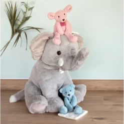 Éléphant' Dou - Peluche 25 Cm Histoire D'Ours 8 Éléphant' Dou - Peluche 25 Cm Histoire D'Ours -C Comme Cadeau Soldes elephant peluche 25 cm histoire d ours 2