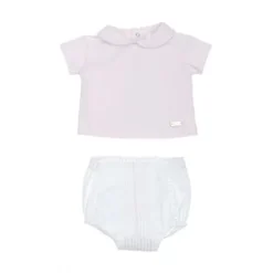 Ensemble à Nervures Et Broderie Laranjinha - 6 Mois -C Comme Cadeau Soldes ensemble a nervures et broderie laranjinha 6 mois 2