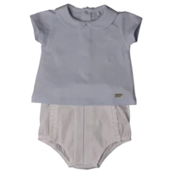 Ensemble à Nervures Et Broderie Laranjinha - 6 Mois -C Comme Cadeau Soldes ensemble a nervures et broderie laranjinha 6 mois 3