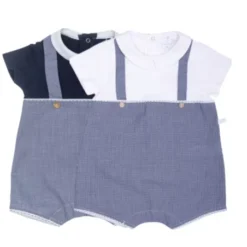 Ensemble Deux En Un à Carreaux Vichy Laranjinha - 6 Mois