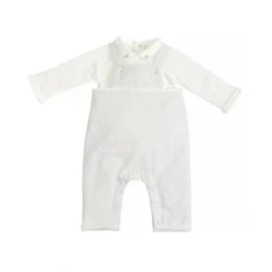 Ensemble à Rayures Grises - Garçon 2 En 1 Laranjinha