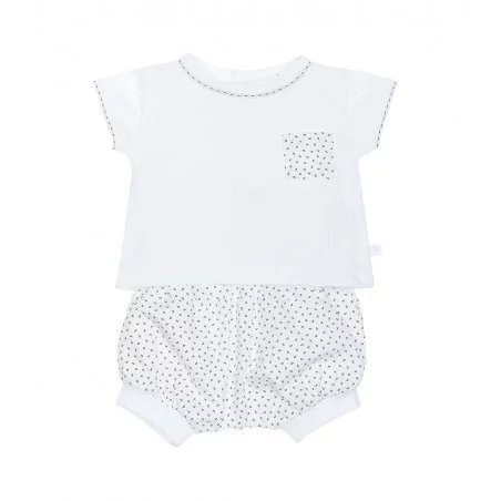 Ensemble Short Et T-shirt à Poche Laranjinha - 6 Mois 4 Ensemble Short Et T-shirt à Poche Laranjinha - 6 Mois – Image 2