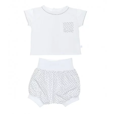 Ensemble Short Et T-shirt à Poche Laranjinha - 6 Mois 6 Ensemble Short Et T-shirt à Poche Laranjinha - 6 Mois – Image 4