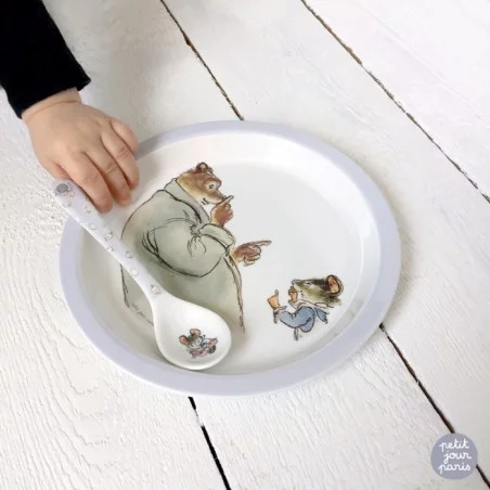 Ernest Et Célestine - Assiette Bébé 18cm 6 Ernest Et Célestine - Assiette Bébé 18cm – Image 4