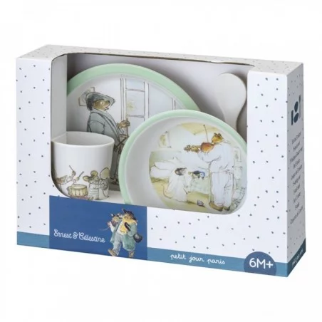 Ernest Et Célestine - Coffret Repas 5 Pièces Rataplan 4 Ernest Et Célestine - Coffret Repas 5 Pièces Rataplan – Image 2