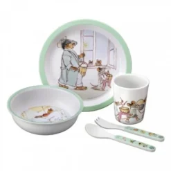 Ernest Et Célestine - Coffret Repas 5 Pièces Rataplan
