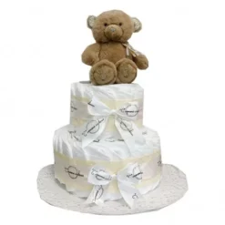 Gateau De Couches Et Son Ours Beige C Comme Cadeau