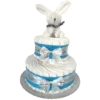 Gâteau De Couches Bleu Et Son Lapin 1 Gâteau De Couches Bleu Et Son Lapin -C Comme Cadeau Soldes gateau de couches bleu et son lapin
