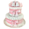 Gâteau De Couches Et Ses Chaussettes Roses 2 Gâteau De Couches Et Ses Chaussettes Roses -C Comme Cadeau Soldes gateau de couches et ses chaussettes roses