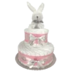 Gâteau De Couches Rose Et Son Lapin 2 Gâteau De Couches Rose Et Son Lapin -C Comme Cadeau Soldes gateau de couches rose et son lapin