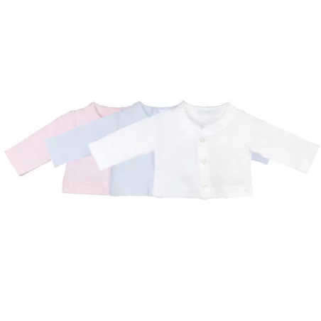 Gilet En Maille De Coton Antibactérienne Laranjinha - 6 Mois 3 Gilet En Maille De Coton Antibactérienne Laranjinha - 6 Mois