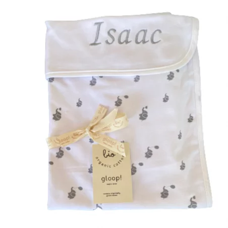 Gloop - Couverture-Plaid Éléphants 0 - 3 Mois 4 Gloop - Couverture-Plaid Éléphants 0 - 3 Mois – Image 2