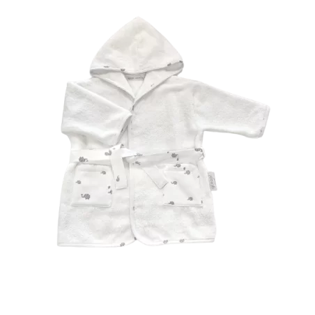 Gloop - Peignoir De Bain Éléphant 0 - 12 Mois 5 Gloop - Peignoir De Bain Éléphant 0 - 12 Mois – Image 3