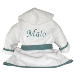 Gloop - Peignoir De Bain Ocean Green 0 - 12 Mois -C Comme Cadeau Soldes gloop peignoir de bain ocean green 0 12 mois 2