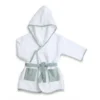 Gloop - Peignoir De Bain Organic Green 0 - 12 Mois