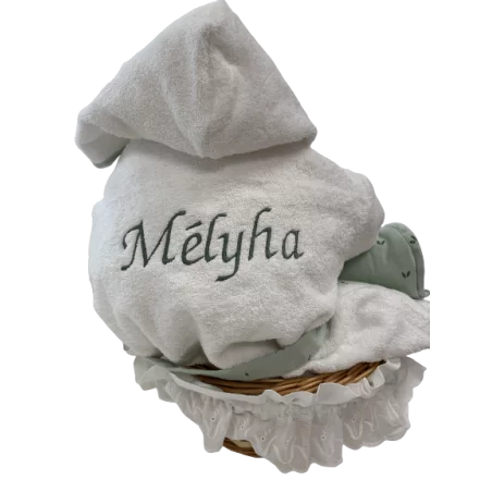 Gloop - Peignoir De Bain Organic Green 0 - 12 Mois 6 Gloop - Peignoir De Bain Organic Green 0 - 12 Mois – Image 4