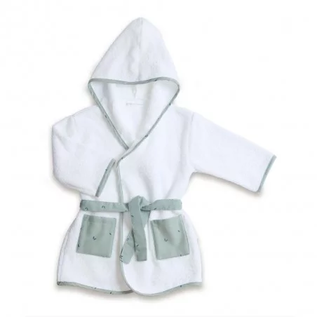 Gloop - Peignoir De Bain Organic Green 0 - 12 Mois 3 Gloop - Peignoir De Bain Organic Green 0 - 12 Mois