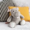 Hippo'dou - Peluche Hippopotame Gris 25 Cm - Histoire D'Ours -C Comme Cadeau Soldes hippo dou peluche hippopotame gris 25 cm histoire d ours