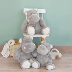 Hippo'dou - Peluche Hippopotame Gris 25 Cm - Histoire D'Ours -C Comme Cadeau Soldes hippo dou peluche hippopotame gris 25 cm histoire d ours 2