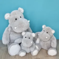 Hippo'dou - Peluche Hippopotame Gris 25 Cm - Histoire D'Ours -C Comme Cadeau Soldes hippo dou peluche hippopotame gris 25 cm histoire d ours 3